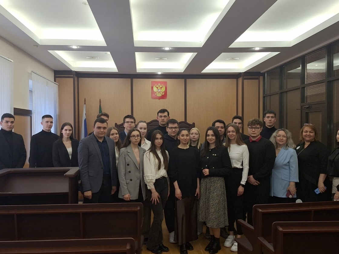 Торжественное открытие курса для студентов в Ново-Савиновском районном суде